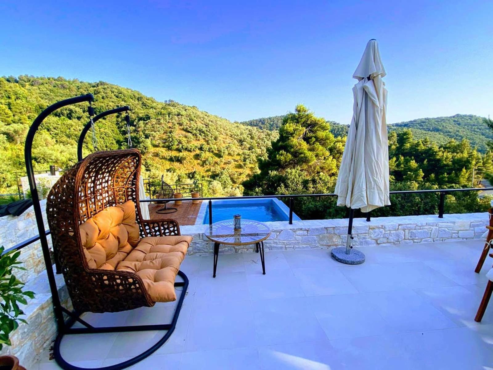 Allure Luxury Villas 3&4 Serenity Retreat Moni Evaggelistrias Eksteriør bilde