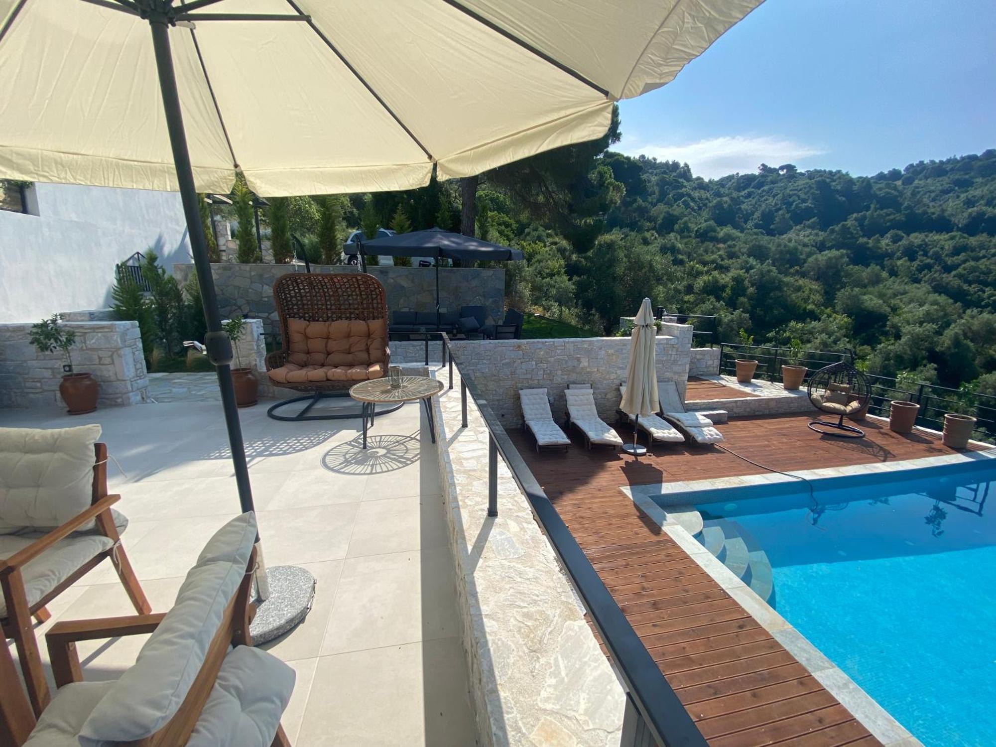 Allure Luxury Villas 3&4 Serenity Retreat Moni Evaggelistrias Eksteriør bilde