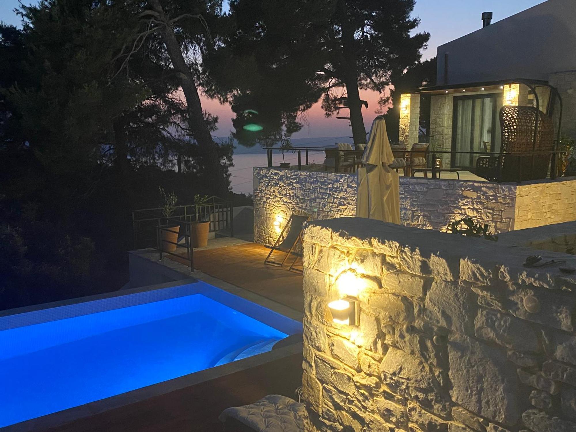Allure Luxury Villas 3&4 Serenity Retreat Moni Evaggelistrias Eksteriør bilde